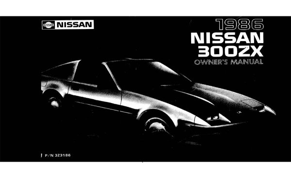 1986 Nissan 300ZX Owner's Manual