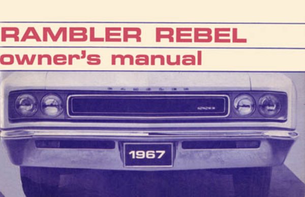 1967 AMC Rebel Owner's Manual