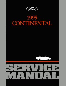 1995 Lincoln Continental Factory Shop Service Manual