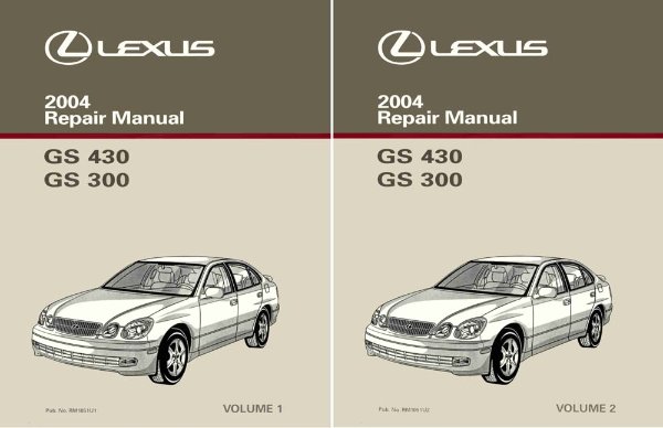 2004 Lexus GS 300, GS 430 Factory Shop Service Manual