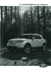 2015 Ford Explorer Owner's Manual
