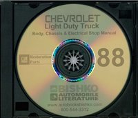1988 CHEVROLET RVGP SERIES TRUCK Body, Chassis & Electrical Service Manual sample image