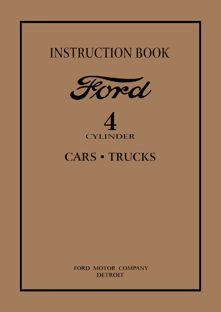 1932 Ford 4 Cylinder Car Truck Owners & Shop Service Repair Manual Engine