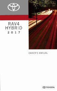 2017 Toyota RAV4 HYBRID Owner's Manual
