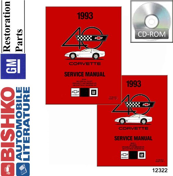 1993 Chevrolet Corvette Factory Shop Service Manual
