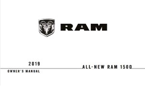 2019 Dodge Ram 1500 Truck Owner's Manual