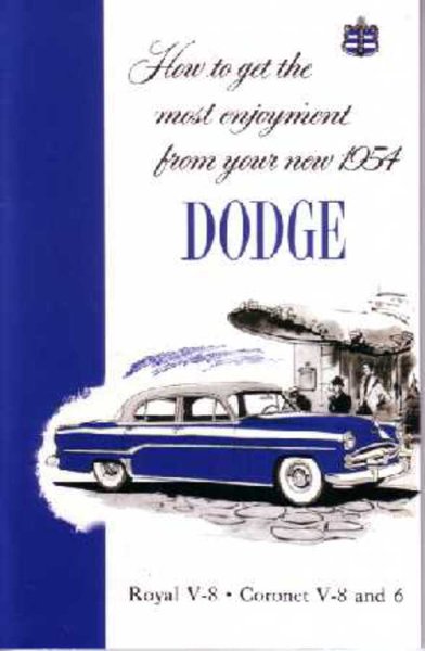 1954 Dodge All Models Owner's Manual