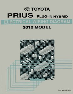 2012 Toyota Prius Plug-In Hybrid Wiring Diagrams Manual