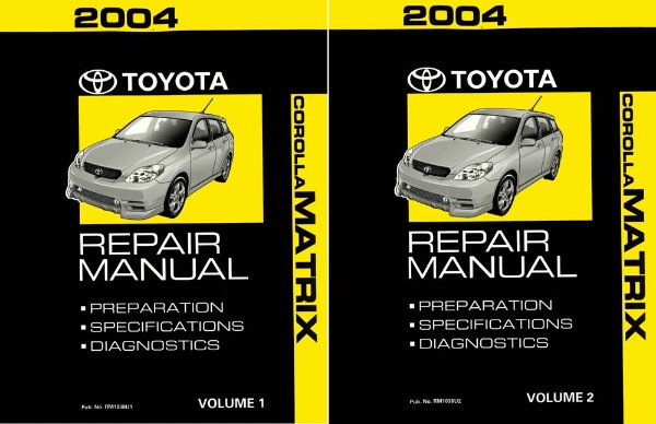 2004 Toyota Corolla, Matrix Factory Shop Service Manual
