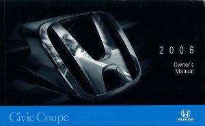 2006 Honda Civic Coupe Owner's Manual