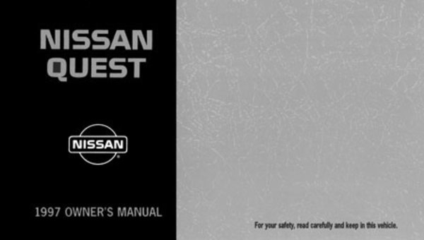 1997 Nissan Quest Owner's Manual