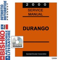 2000 DODGE DURANGO TRUCK Body, Chassis & Electrical Service Manual sample image