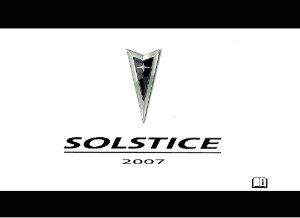 2007 Pontiac Solstice Owner's Manual
