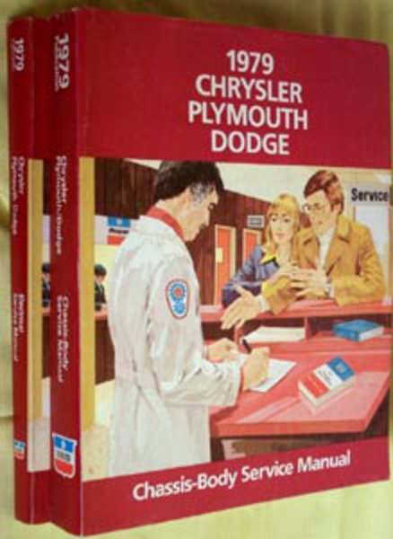 1979 Chrysler DODGE, PLYMOUTH - ALL MODELS Factory Shop Service Manual