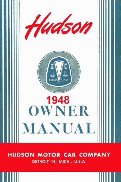 1948 Hudson Commodore Series, Super Series Owner's Manual