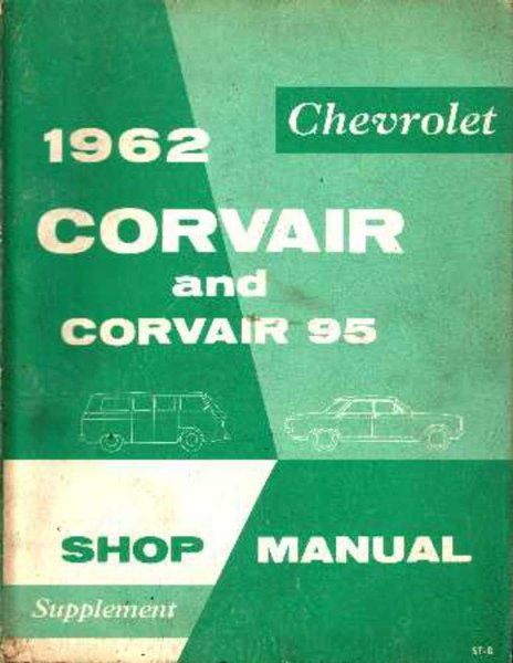 1962 Chevrolet Corvair Factory Shop Service Manual