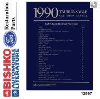 1990 FORD TAURUS, MERCURY SABLE Body, Chassis & Electrical Service Manual sample image