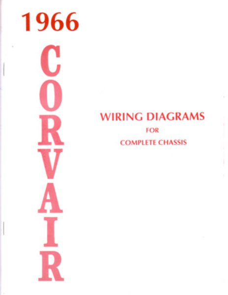 1966 Chevrolet Corvair Wiring Diagrams Manual