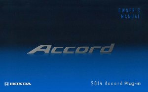 2014 Honda Accord Hybrid Plugin Owner's Manual
