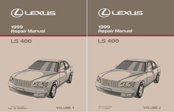 1999 Lexus LS 400 Factory Shop Service Manual