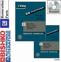 1996 Cadillac DeVille Concours Eldorado Seville Shop Service Repair Manual PDF sample image