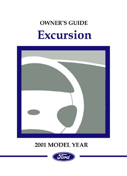 2001 Ford Excursion Owner's Manual
