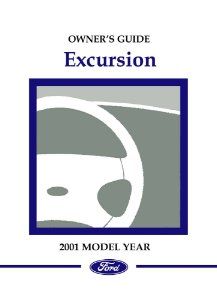 2001 Ford Excursion Owner's Manual