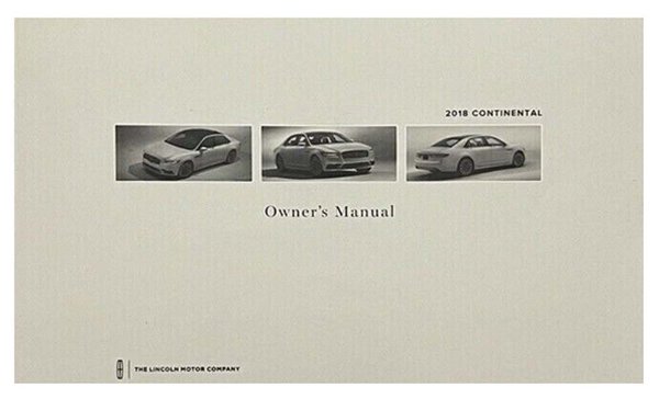 2018 Lincoln Continental Owner's Manual