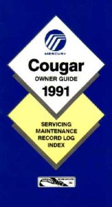 1991 Mercury Cougar Owner's Manual