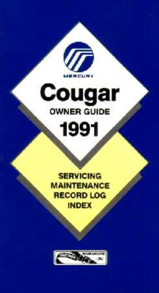 1991 Mercury Cougar Owner's Manual