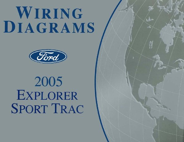 2005 Ford Truck Explorer Sport Trac Wiring Diagrams Manual