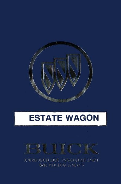1990 Buick Estate Wagon Owner's Manual