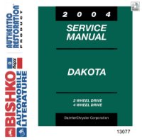 2004 Dodge Dakota Shop Service Repair Manual PDF sample image