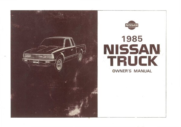 1985 Nissan Truck Owner's Manual