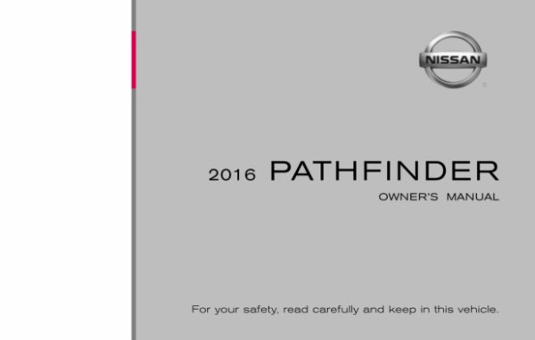 2016 Nissan Pathfinder Owner's Manual