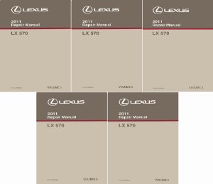 2011 Lexus LX 570 Factory Shop Service Manual