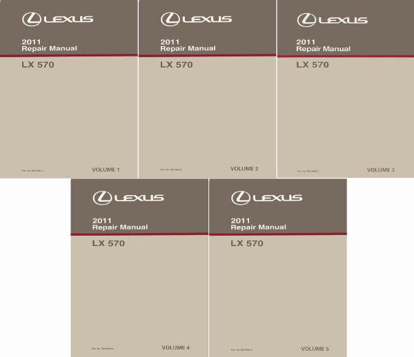 2011 Lexus LX 570 Factory Shop Service Manual