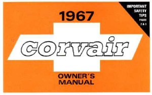 1967 Chevrolet Corvair Owner's Manual