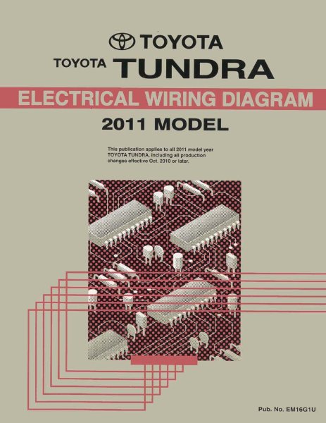 2011 Toyota Tundra Wiring Diagrams Manual