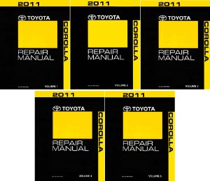 2011 Toyota Corolla Factory Shop Service Manual
