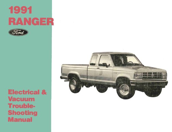 1991 Ford Truck Ranger Wiring Diagrams Manual