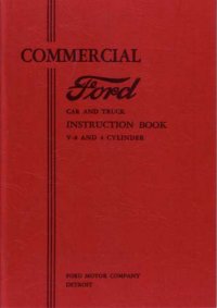 1933 Ford Commercial Car Truck Owners Manual User Guide Reference Operator