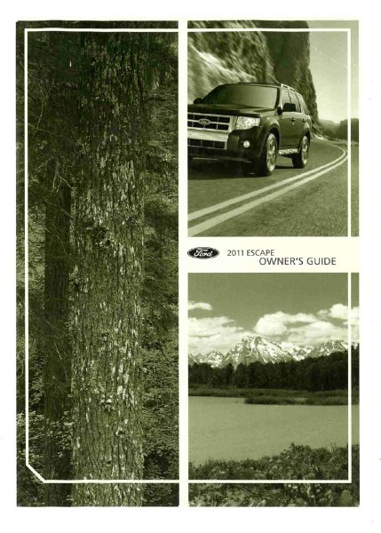 2011 Ford Escape Owner's Manual