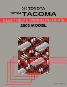 2003 Toyota Tacoma Wiring Diagrams Manual