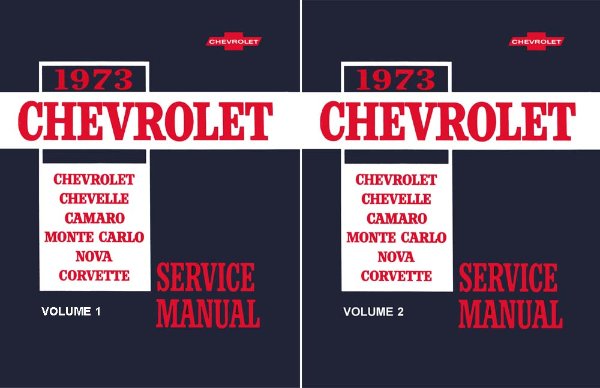 1973 Chevrolet Camaro, Chevelle, Monte, Corvette Factory Shop Service Manual