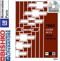 1985 CHEVROLET LIGHT DUTY TRUCK Body, Chassis & Electrical Service Manual sample image