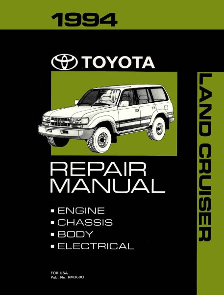 1994 Toyota Land Cruiser Factory Shop Service Manual
