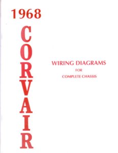 1968 Chevrolet Corvair Wiring Diagrams Manual