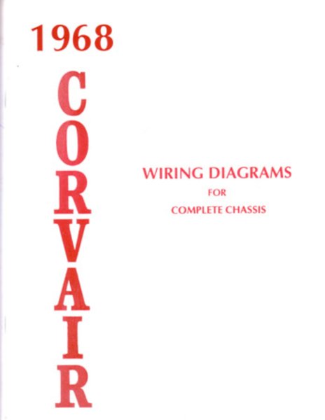 1968 Chevrolet Corvair Wiring Diagrams Manual