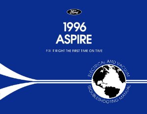 1996 Ford Aspire Wiring Diagrams Manual